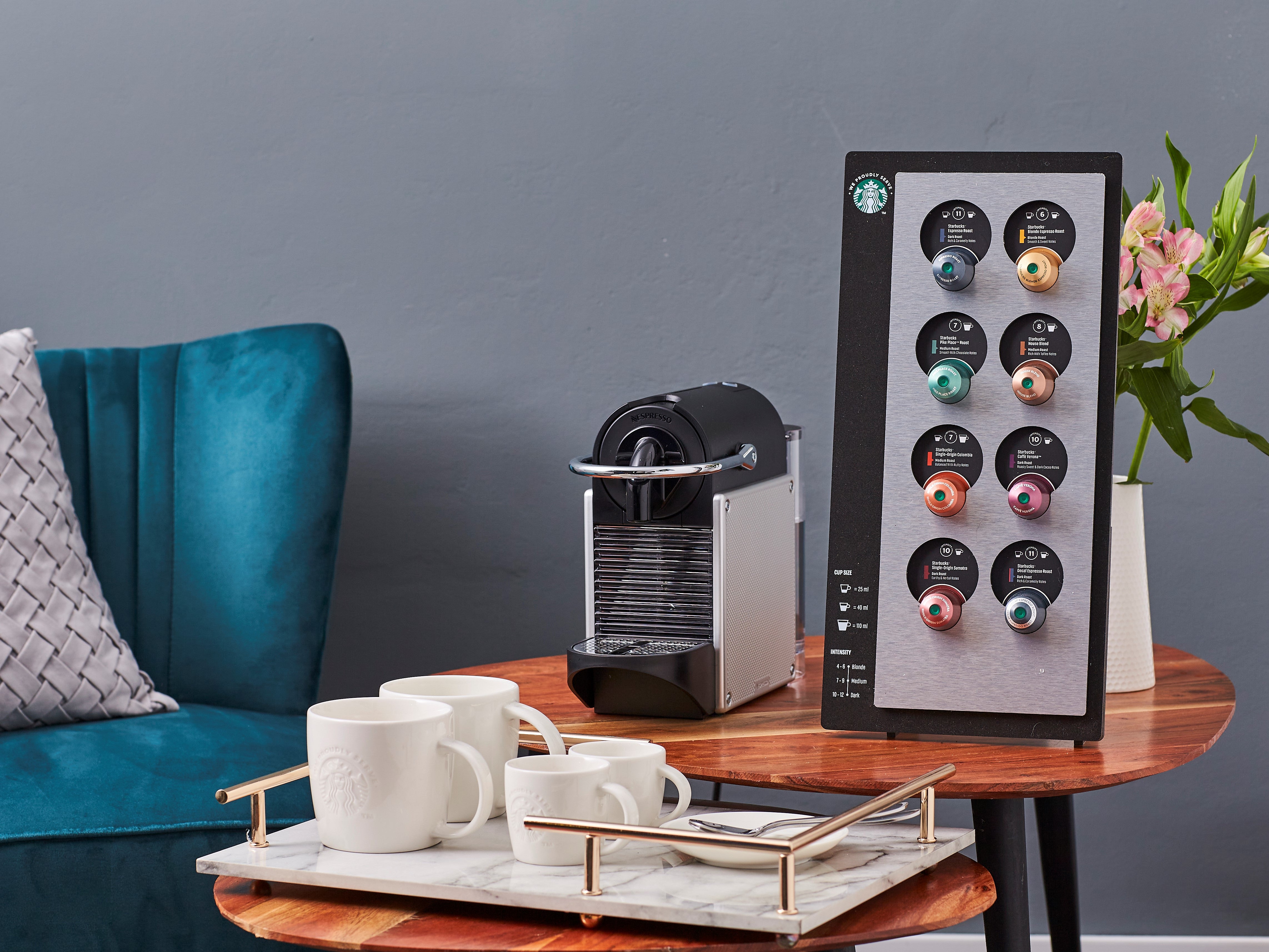 WE PROUDLY SERVE STARBUCKS