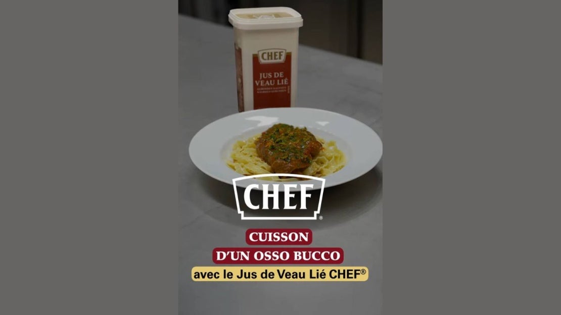 Réalisation d'un Osso Bucco avec le Jus de Veau Lié CHEF®