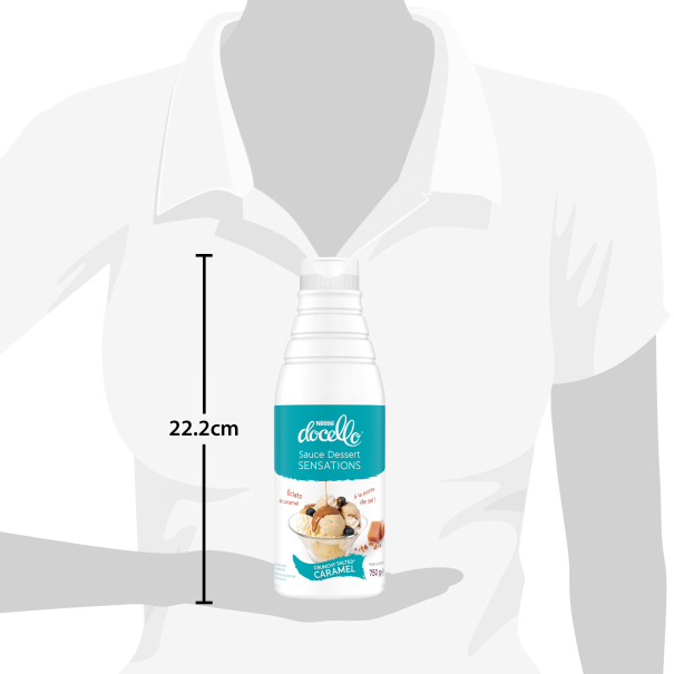 NESTLÉ DOCELLO Sauce Sensations Crunchy Salted Caramel 750g I Desserts