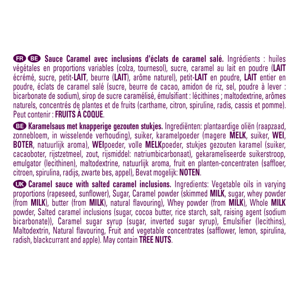 NESTLÉ DOCELLO Sauce Sensations Crunchy Salted Caramel 750g I Desserts