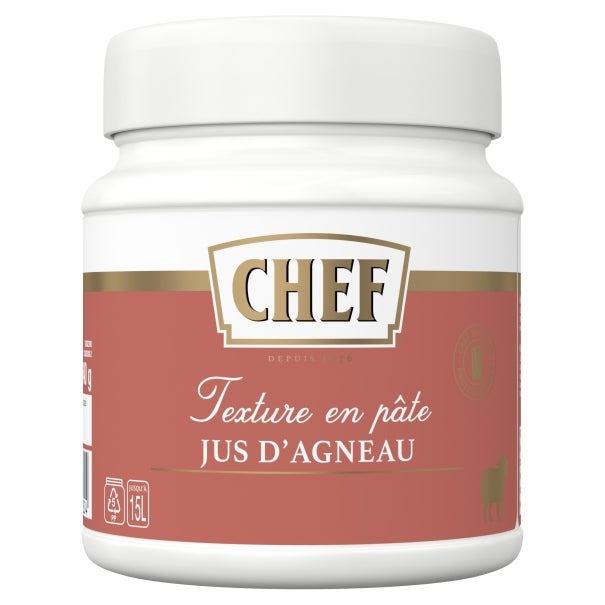 CHEF® Jus d'Agneau Premium Pot de 640 g pour 8 L