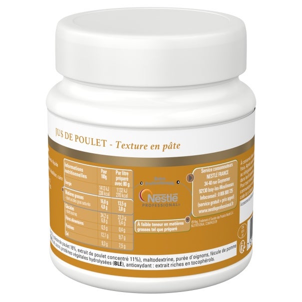 CHEF® Jus de Poulet Premium Pot de 640 g pour 8 L back
