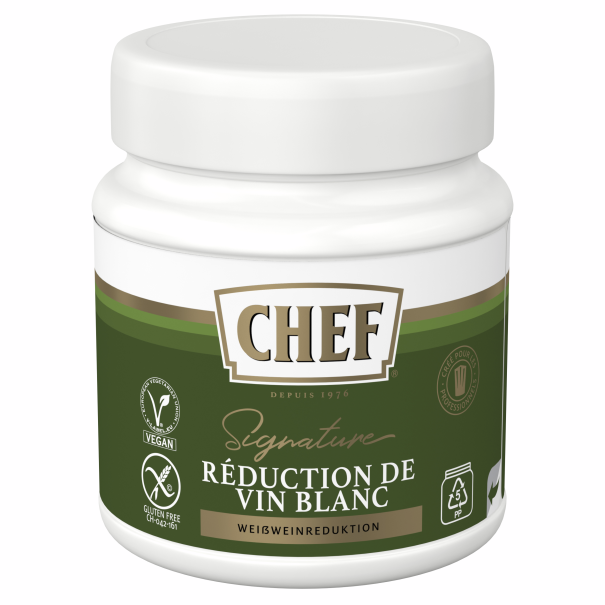 CHEF Réduction de vin blanc Pot de 580 g Face