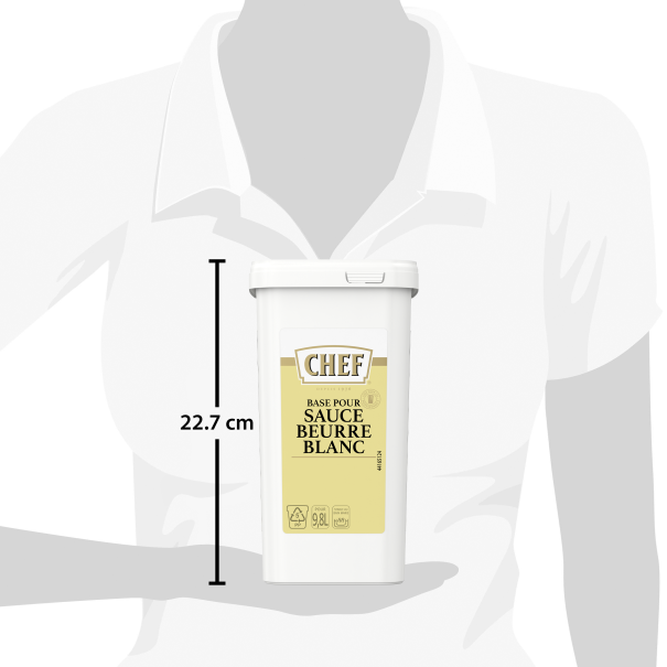 chef Sauce Beurre Blanc taille reelle
