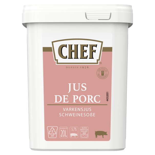 jus de porc face