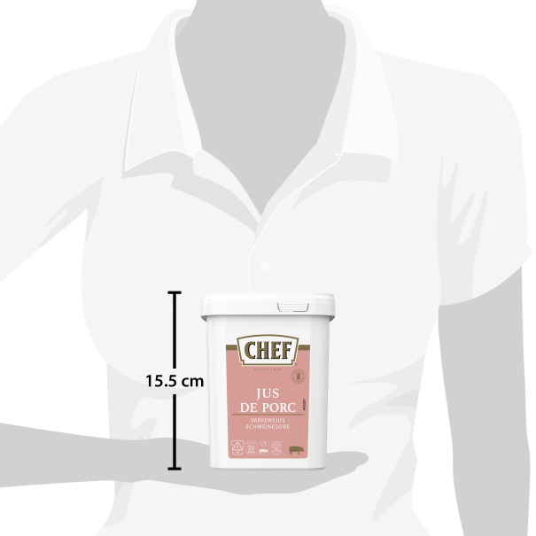 jus de porc taille reelle
