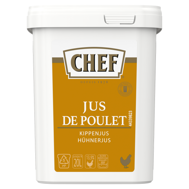 jus de poulet face