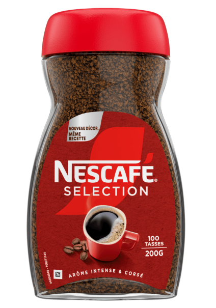 Visuel Nescafé Sélection Flacon 200g