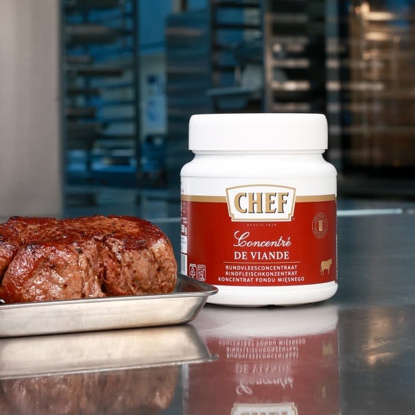 CHEF® Concentré de Viande - Pot de 580 g pour 14,5 L à 58 L