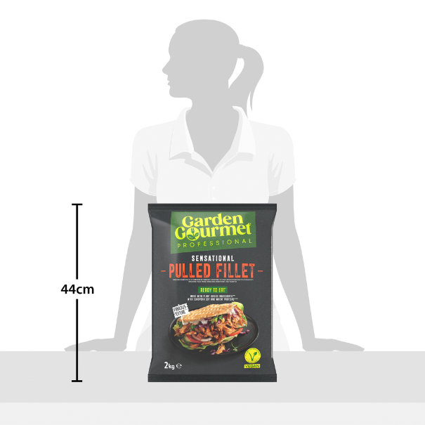 garden gourmet sensational effilochés végans pack 44cm