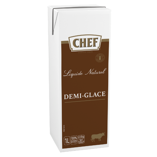 CHEF® Demi-Glace Naturelle* - Brique de 1L