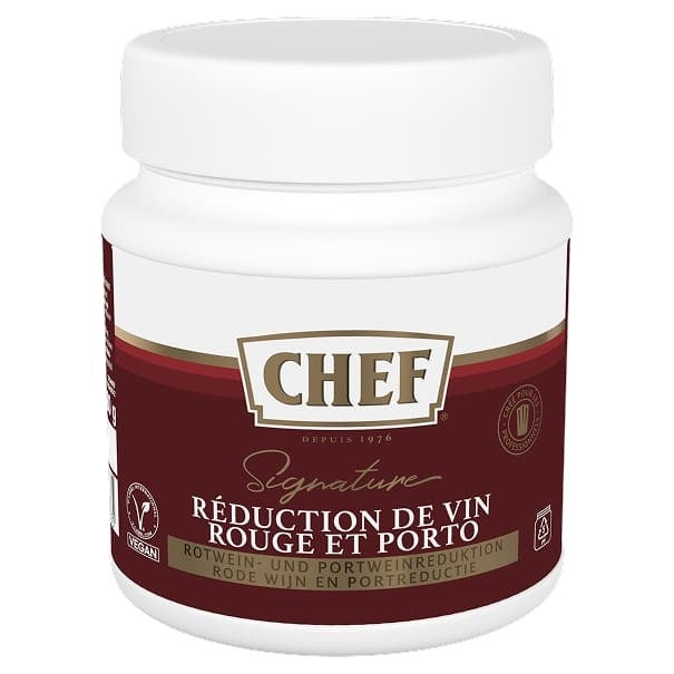 CHEF® Réduction de vin rouge et Porto - Pot de 580 g three-quarter view