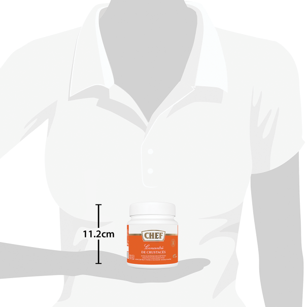 chef concentre de crustaces pot de 500g taille reelle
