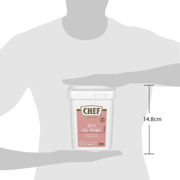 Jus de Porc Deshydrate20L pack 14.8cm