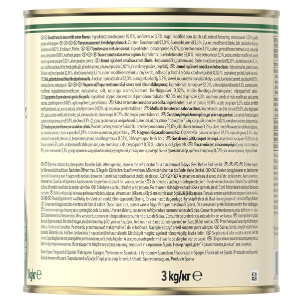 Dos de la boîte avec ingrédients Buitoni