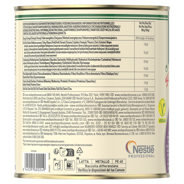 Liste ingrédients boîte Buitoni