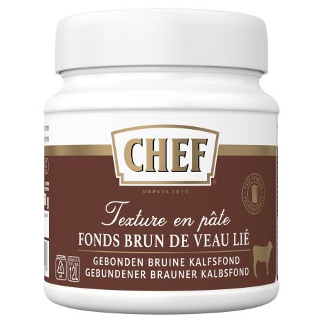 CHEF Fonds Brun de Veau Lie Premium Pot de 600 g front