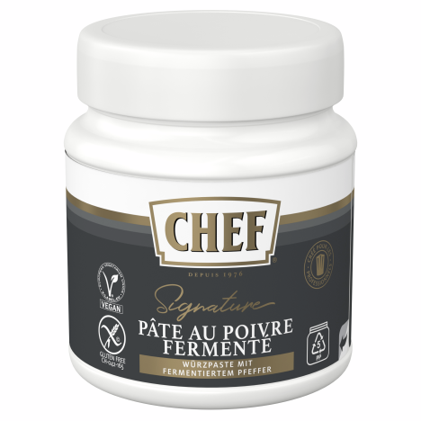 CHEF® Pâte au poivre fermenté Pot de 580 g face