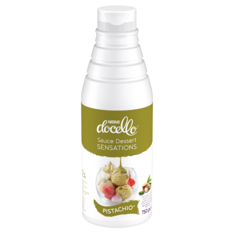 NESTLE DOCELLO Sauce Dessert Sensations Pistachio front side