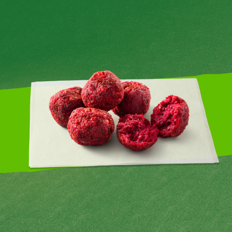 beetroot falafel