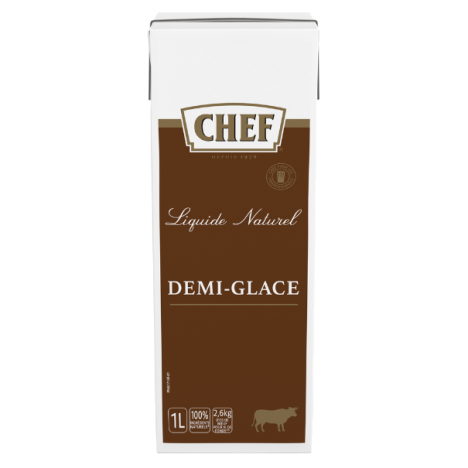 CHEF® Demi-Glace Naturelle* - Brique de 1L
