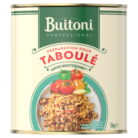 BUITONI® Préparation pour Taboulé – Boîte de 3 kg pour 40 à 50 portions