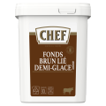 chef fonds brun lie demi glace