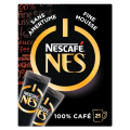 Pack of Nescafé NES coffee featuring the logo, stating "100% Café"