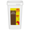 White container of Maggi Classic demi-glace sauce, labeled "Fonds Brun Lié," weighing 1.2 kg and yielding up to 40 liters