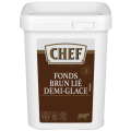 chef fonds brun lie demi glace