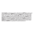Ingredients list in French, German, and Dutch detailing wine, sulfites, sugar, shallots, citrus fibers, and stabilizers used 