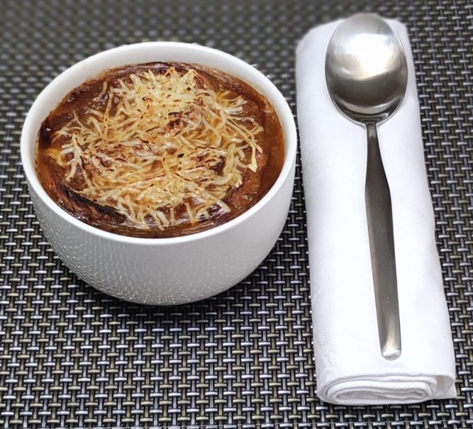 Gratinée à l'oignon