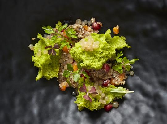 Quinoa as a Tabbouleh, Butternut, Lemon & Parsley