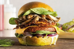 BURGER SENSATIONAL AUX CHAMPIGNONS ET RÖSTI