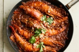 Gambas au Piment à la mode de Singapour