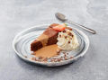 Fondant au Chocolat Sauce Cacahuète