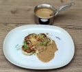 Chou-fleur sauce au poivre