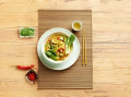CURRY JAUNE VÉGÉTAL, LÉGUMES ET CITRON VERT