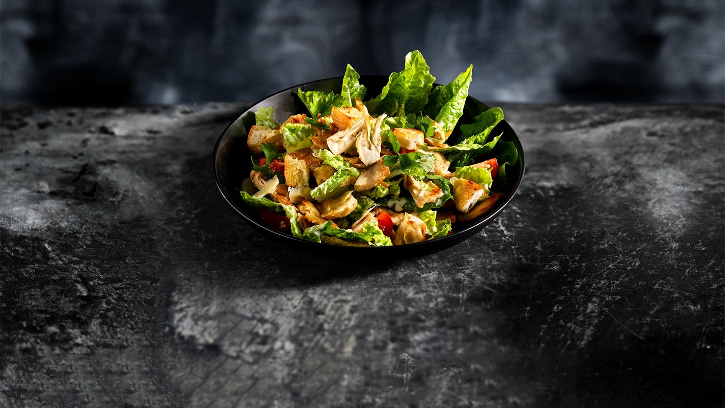 garden gourmet chicken caesar salad