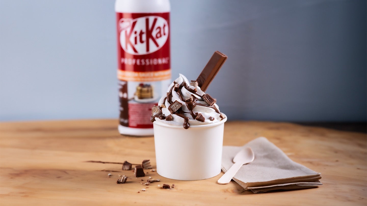 KitKat Sauce Ice Cream Sundae banner